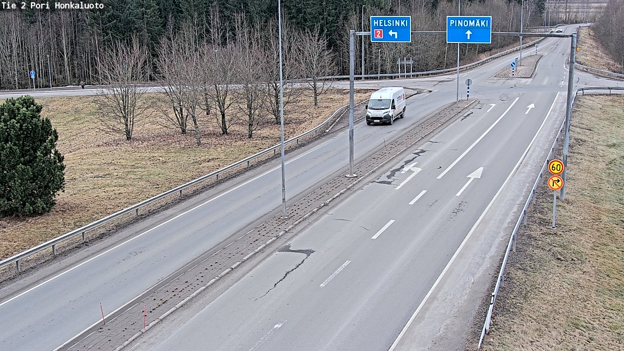 Kelikamerat Kuva Tie 2 Pori, Honkaluoto, Pori, Satakunta