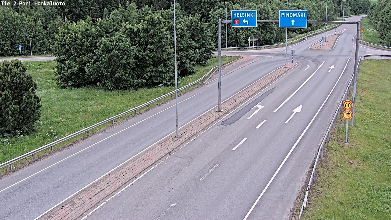 Kelikamerat Kuva Tie 2 Pori, Honkaluoto, Pori, Satakunta