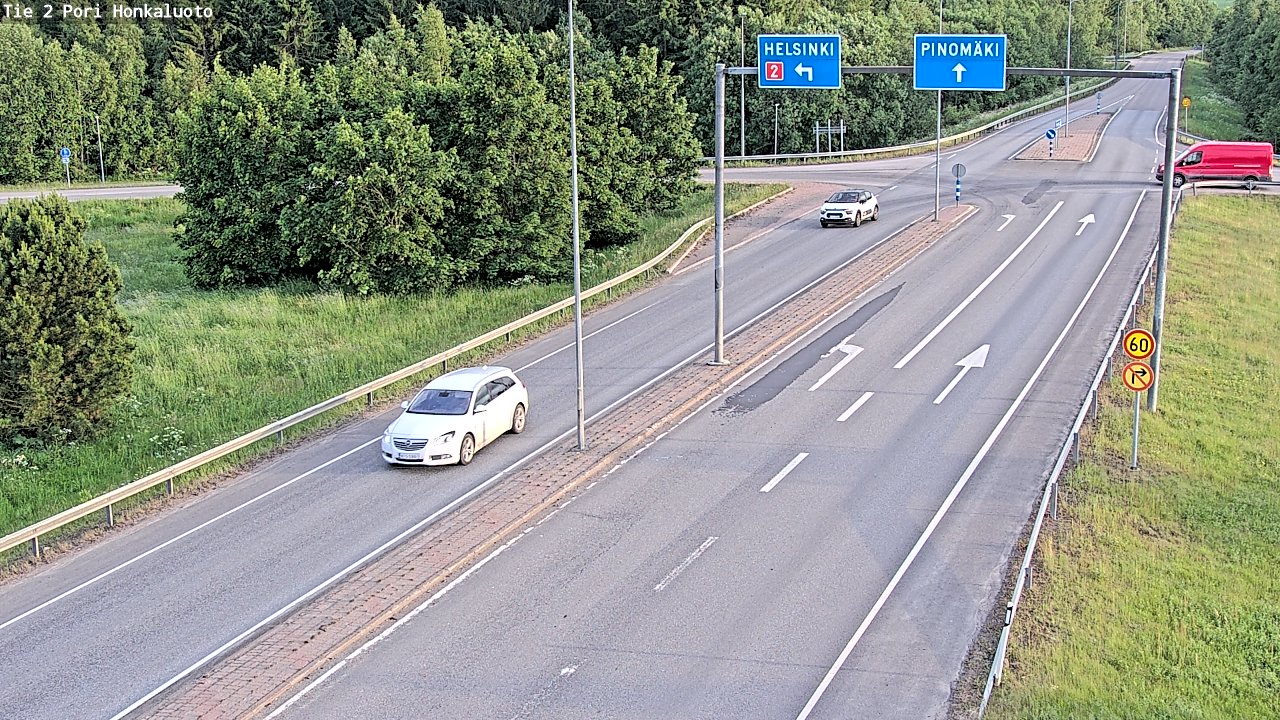 Kelikamerat Kuva Tie 2 Pori, Honkaluoto, Pori, Satakunta