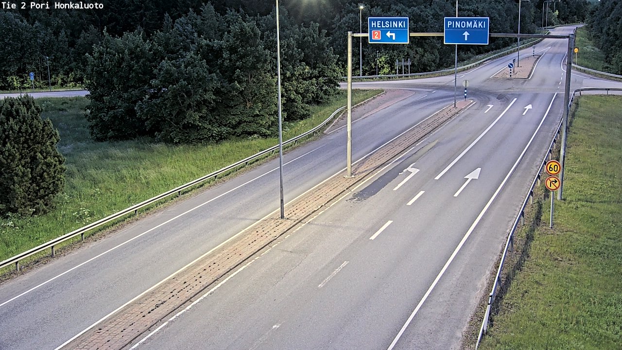 Kelikamerat Kuva Tie 2 Pori, Honkaluoto, Pori, Satakunta