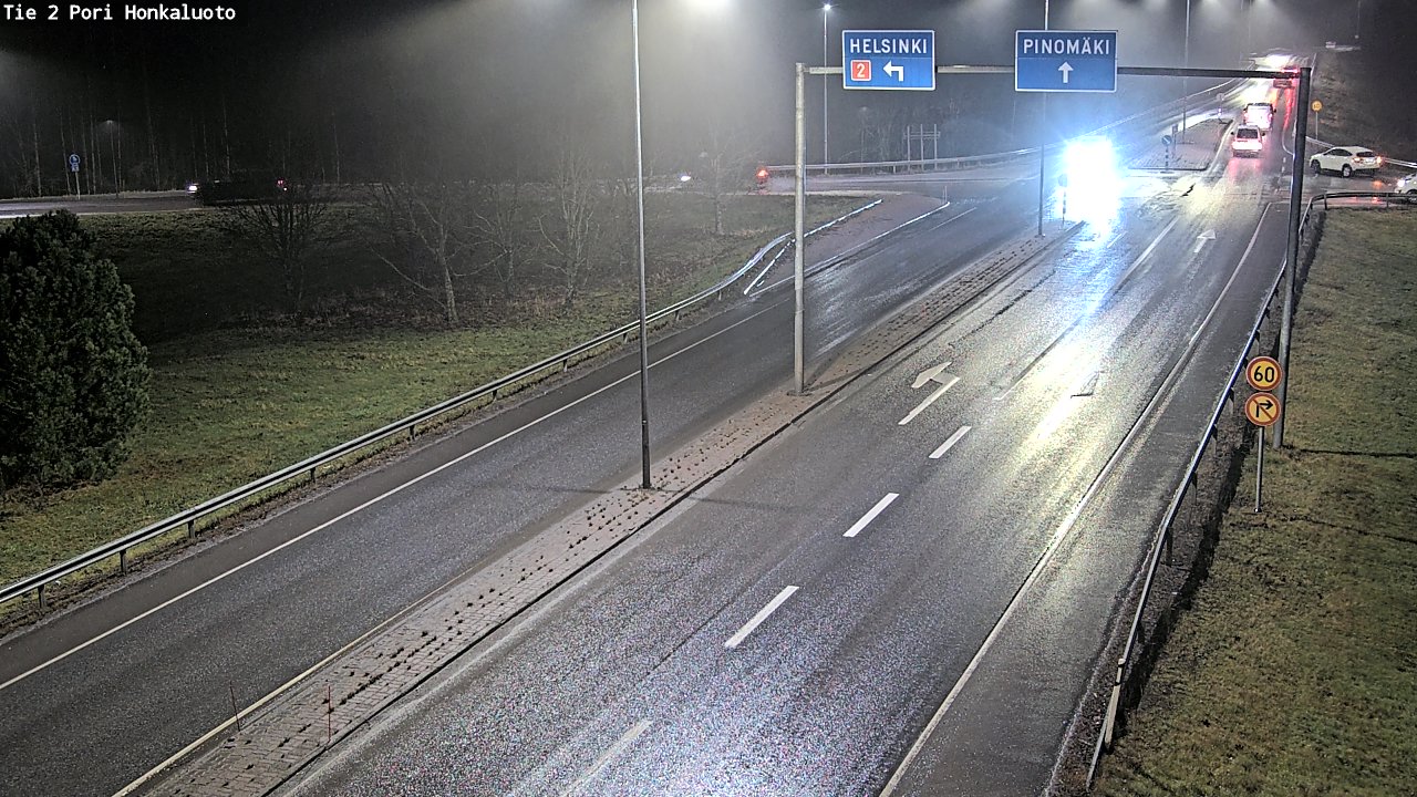 Weather Camera Image Väg 2 Björneborg, Honkaluoto, Pori, Satakunta