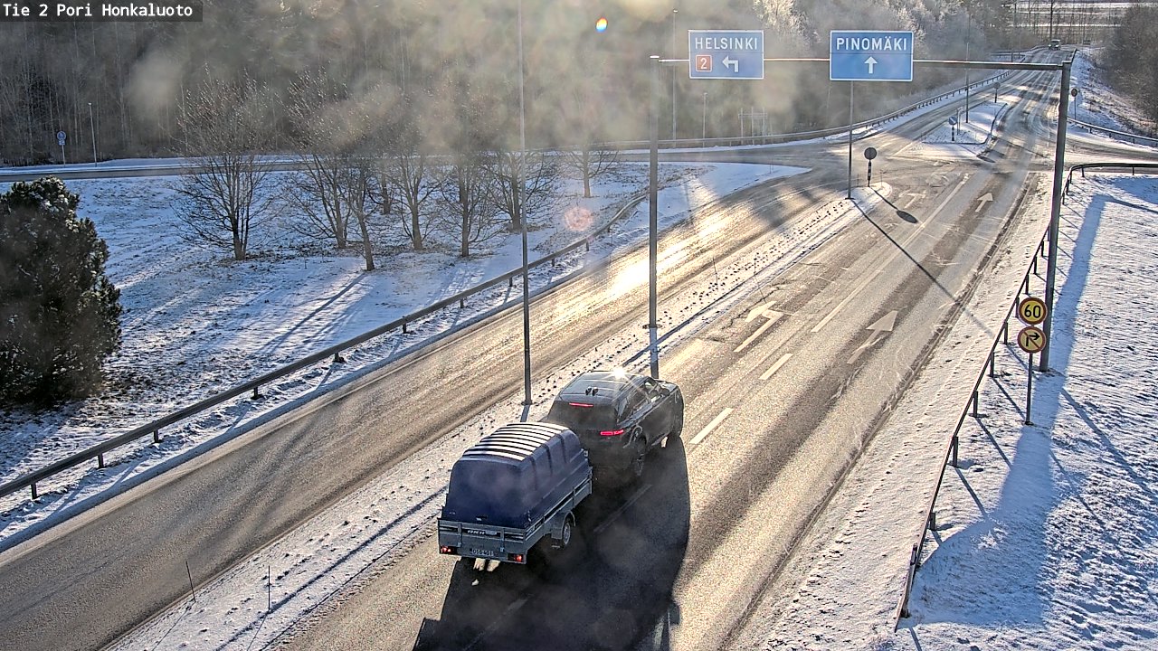 Kelikamerat Kuva Tie 2 Pori, Honkaluoto, Pori, Satakunta