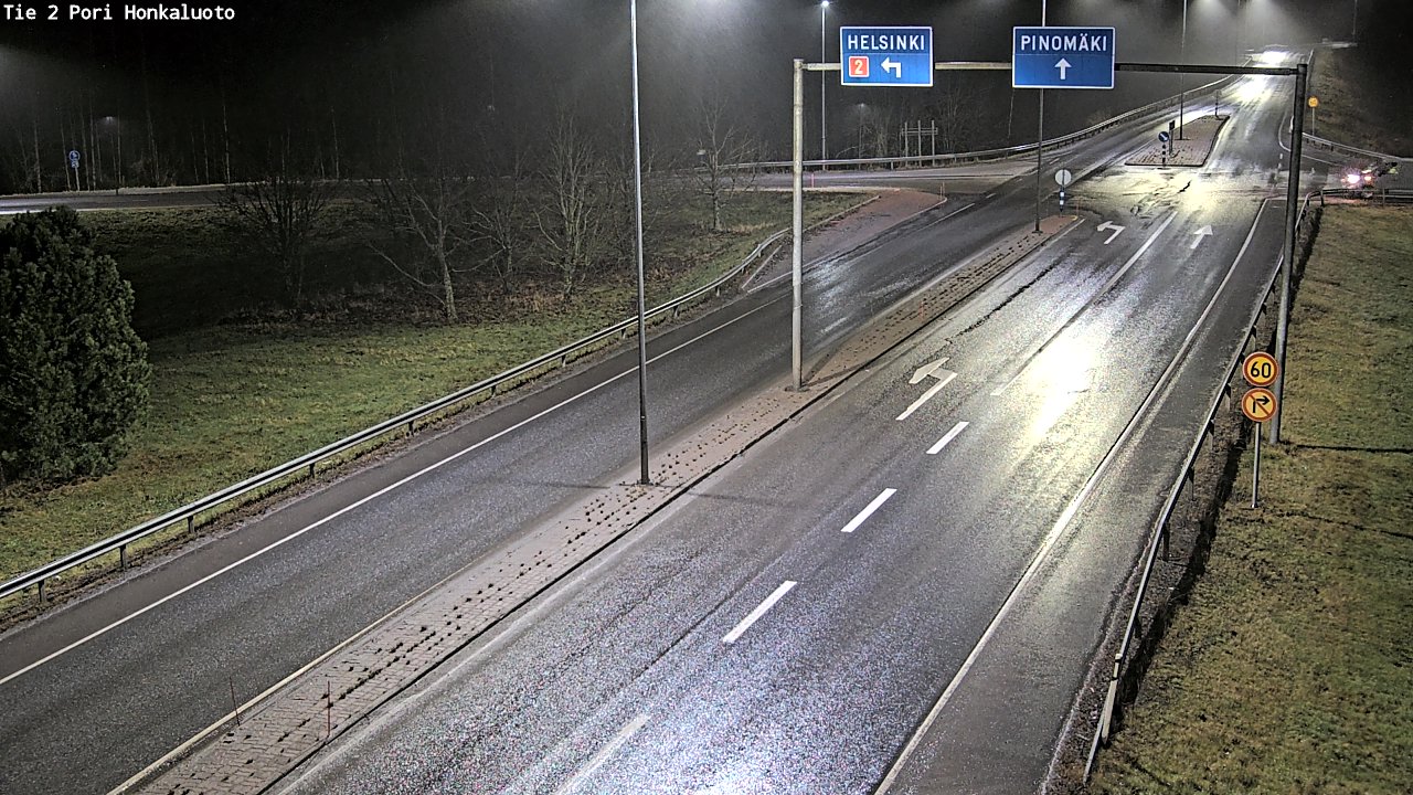 Weather Camera Image Väg 2 Björneborg, Honkaluoto, Pori, Satakunta