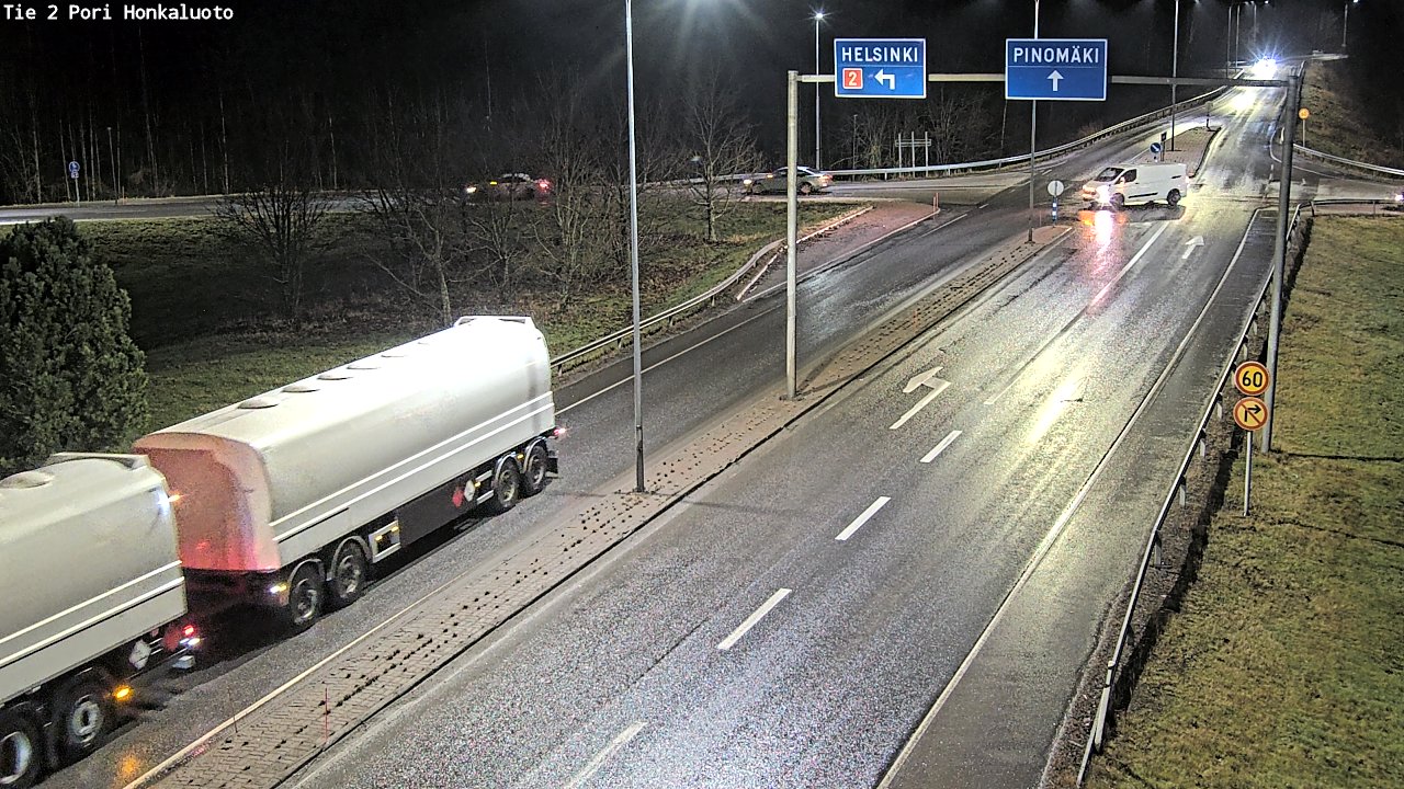 Weather Camera Image Väg 2 Björneborg, Honkaluoto, Pori, Satakunta