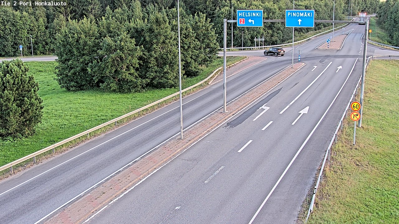 Kelikamerat Kuva Tie 2 Pori, Honkaluoto, Pori, Satakunta