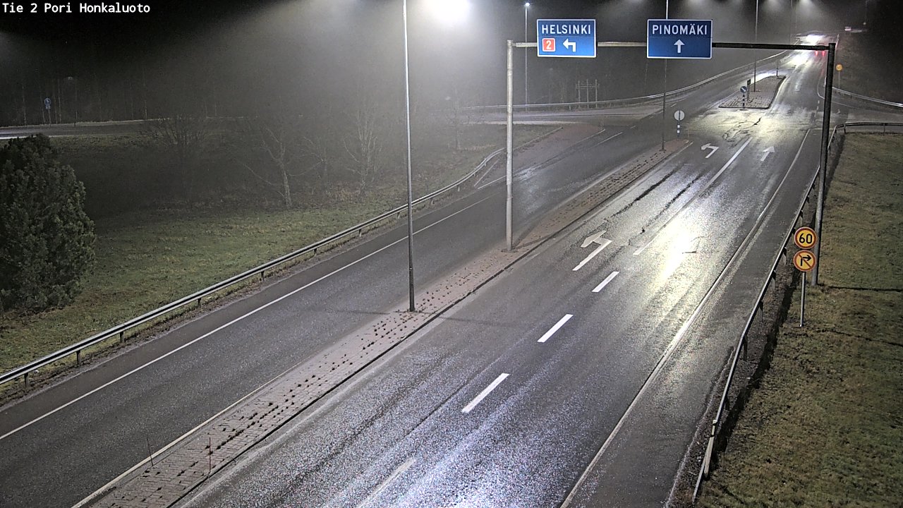 Weather Camera Image Väg 2 Björneborg, Honkaluoto, Pori, Satakunta