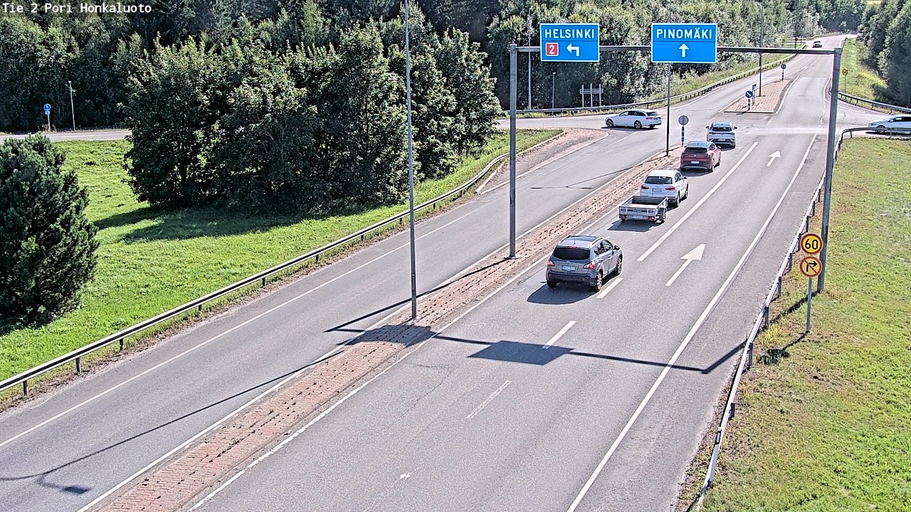 Kelikamerat Kuva Tie 2 Pori, Honkaluoto, Pori, Satakunta
