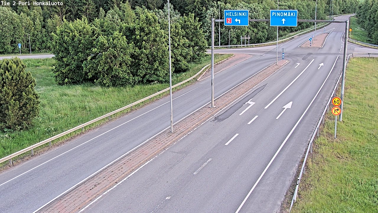 Kelikamerat Kuva Tie 2 Pori, Honkaluoto, Pori, Satakunta