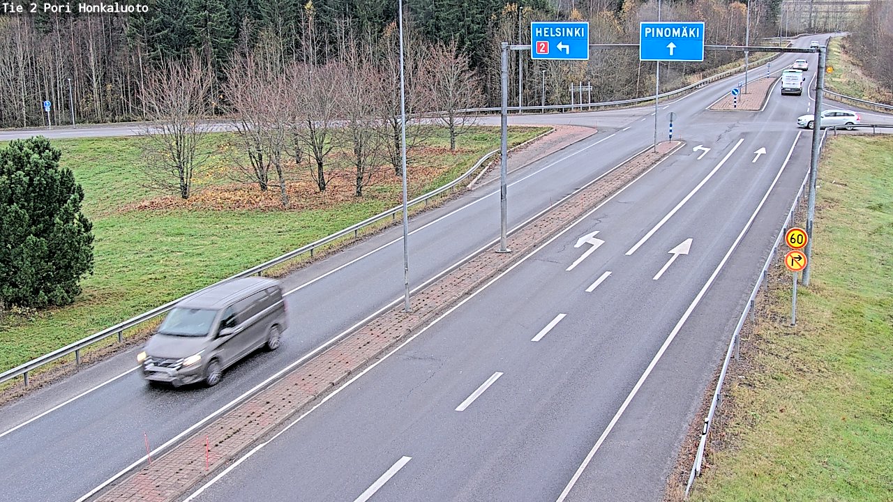 Kelikamerat Kuva Tie 2 Pori, Honkaluoto, Pori, Satakunta