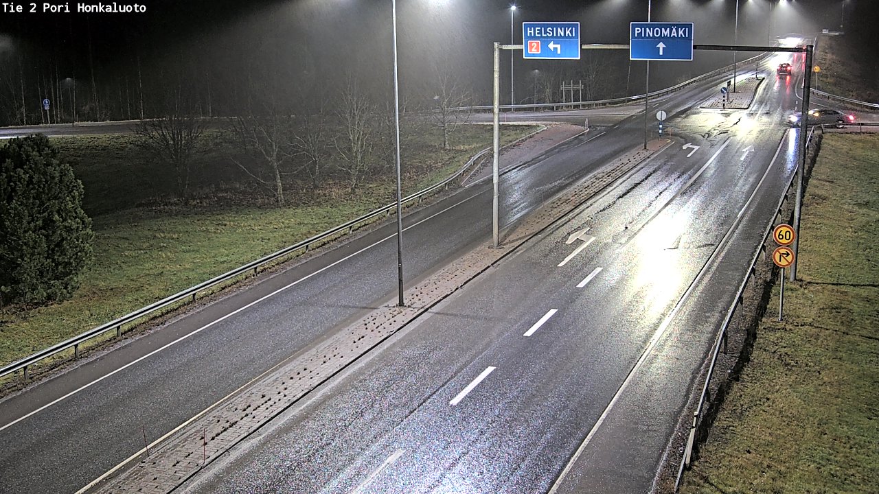 Weather Camera Image Väg 2 Björneborg, Honkaluoto, Pori, Satakunta