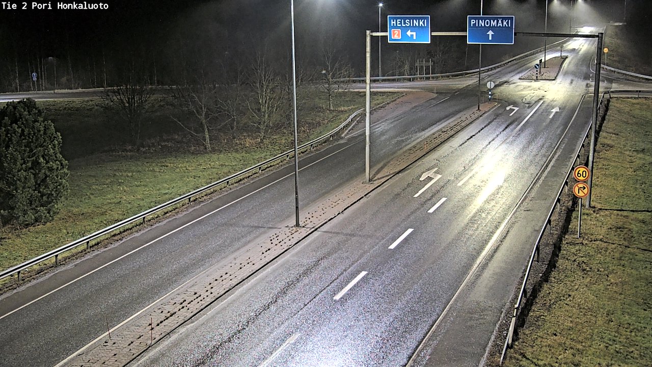 Weather Camera Image Väg 2 Björneborg, Honkaluoto, Pori, Satakunta