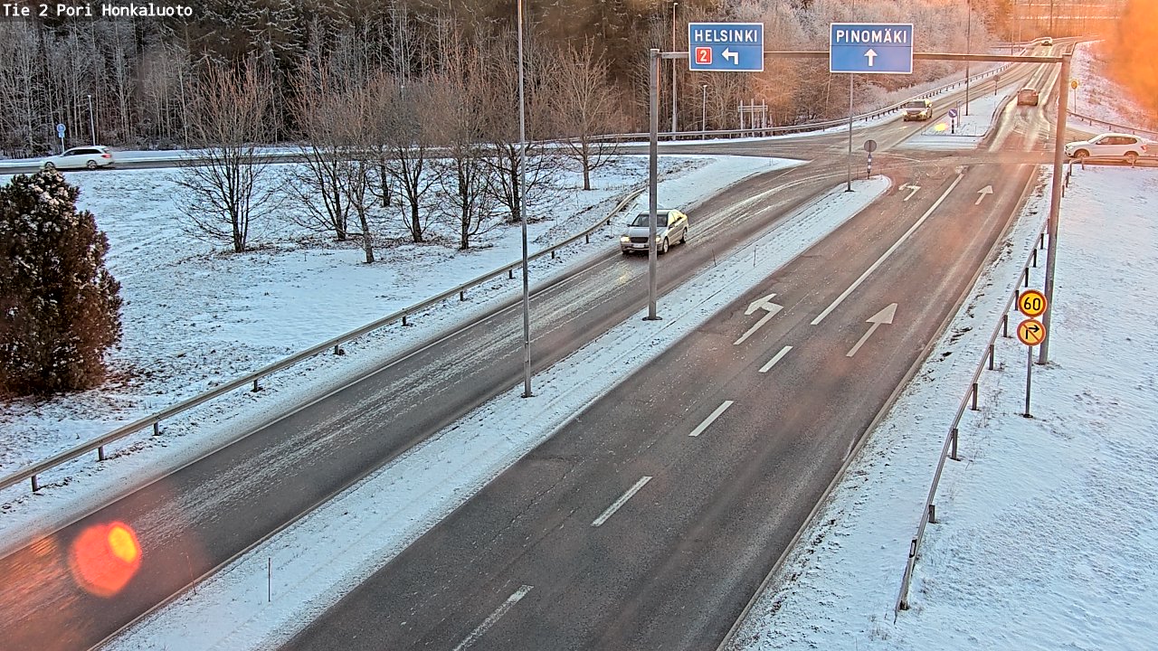 Weather Camera Image Road 2 Pori, Honkaluoto, Pori, Satakunta