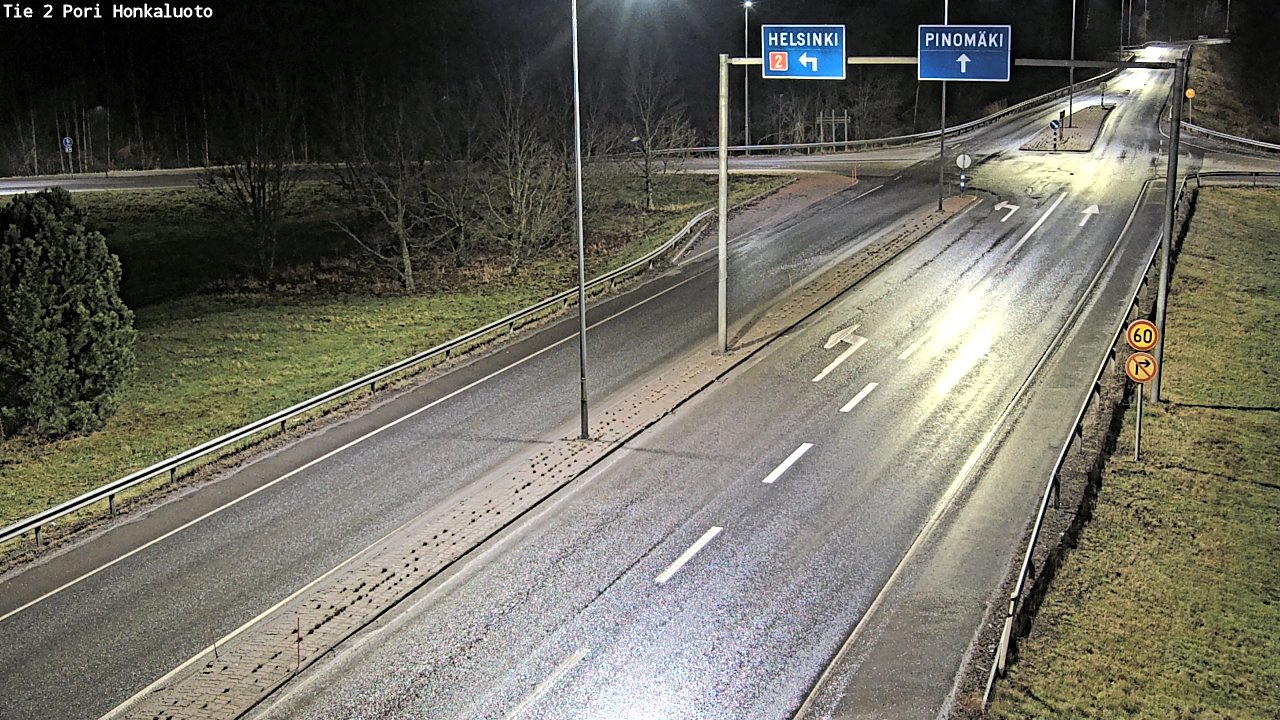 Weather Camera Image Väg 2 Björneborg, Honkaluoto, Pori, Satakunta