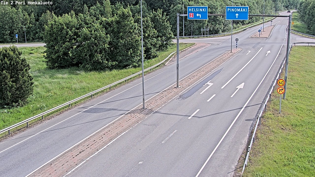 Kelikamerat Kuva Tie 2 Pori, Honkaluoto, Pori, Satakunta