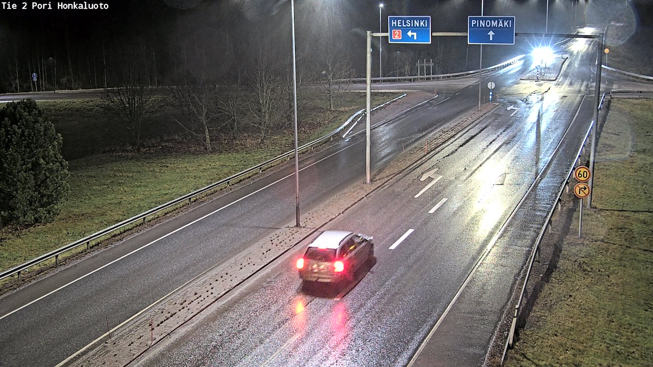 Weather Camera Image Väg 2 Björneborg, Honkaluoto, Pori, Satakunta