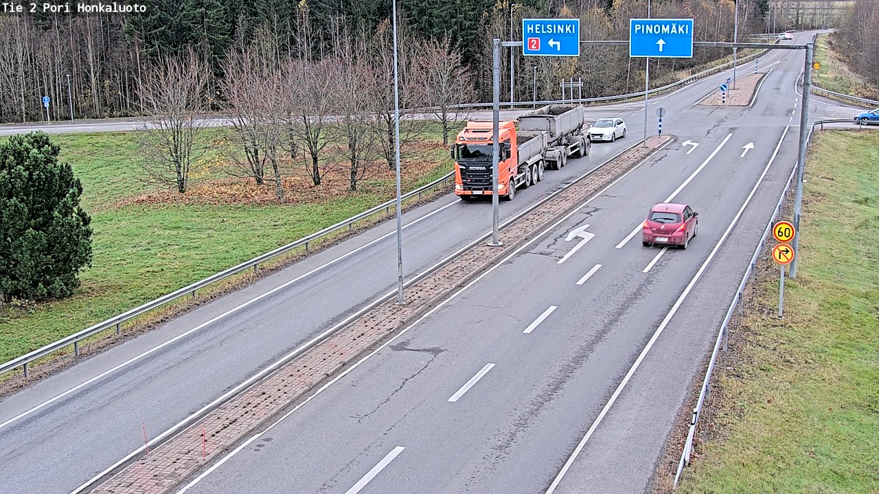 Kelikamerat Kuva Tie 2 Pori, Honkaluoto, Pori, Satakunta