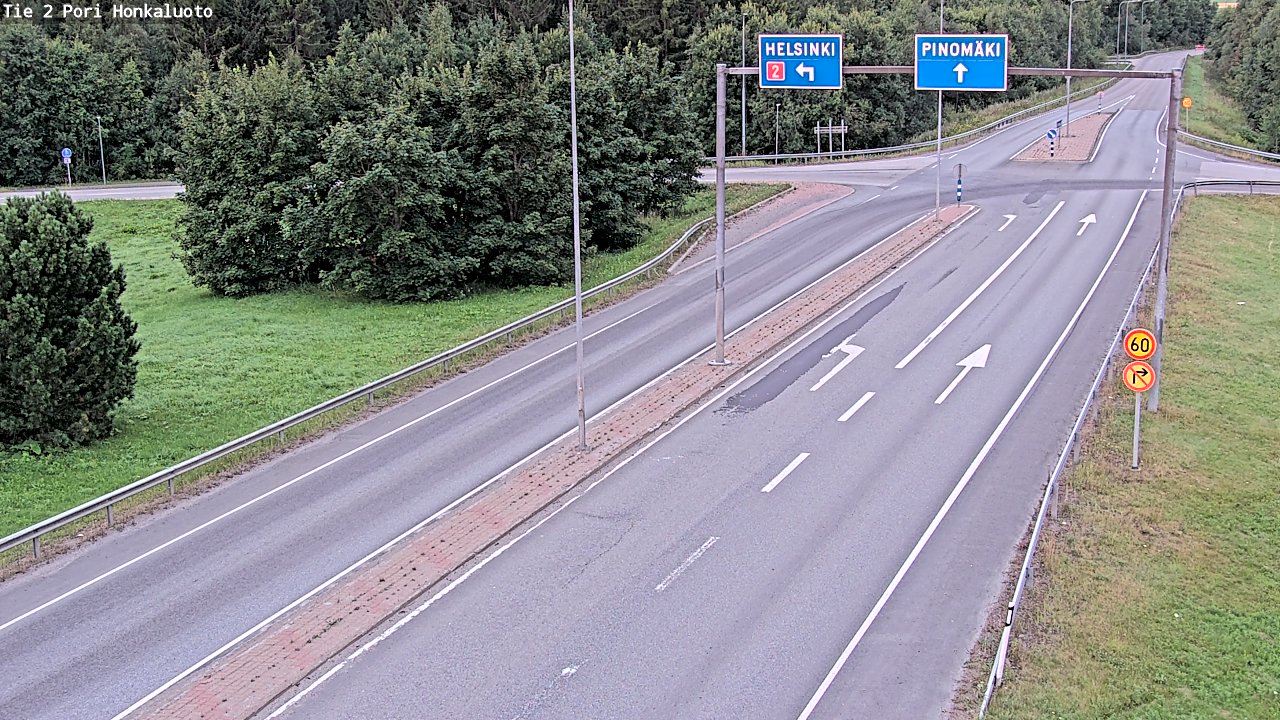 Kelikamerat Kuva Tie 2 Pori, Honkaluoto, Pori, Satakunta