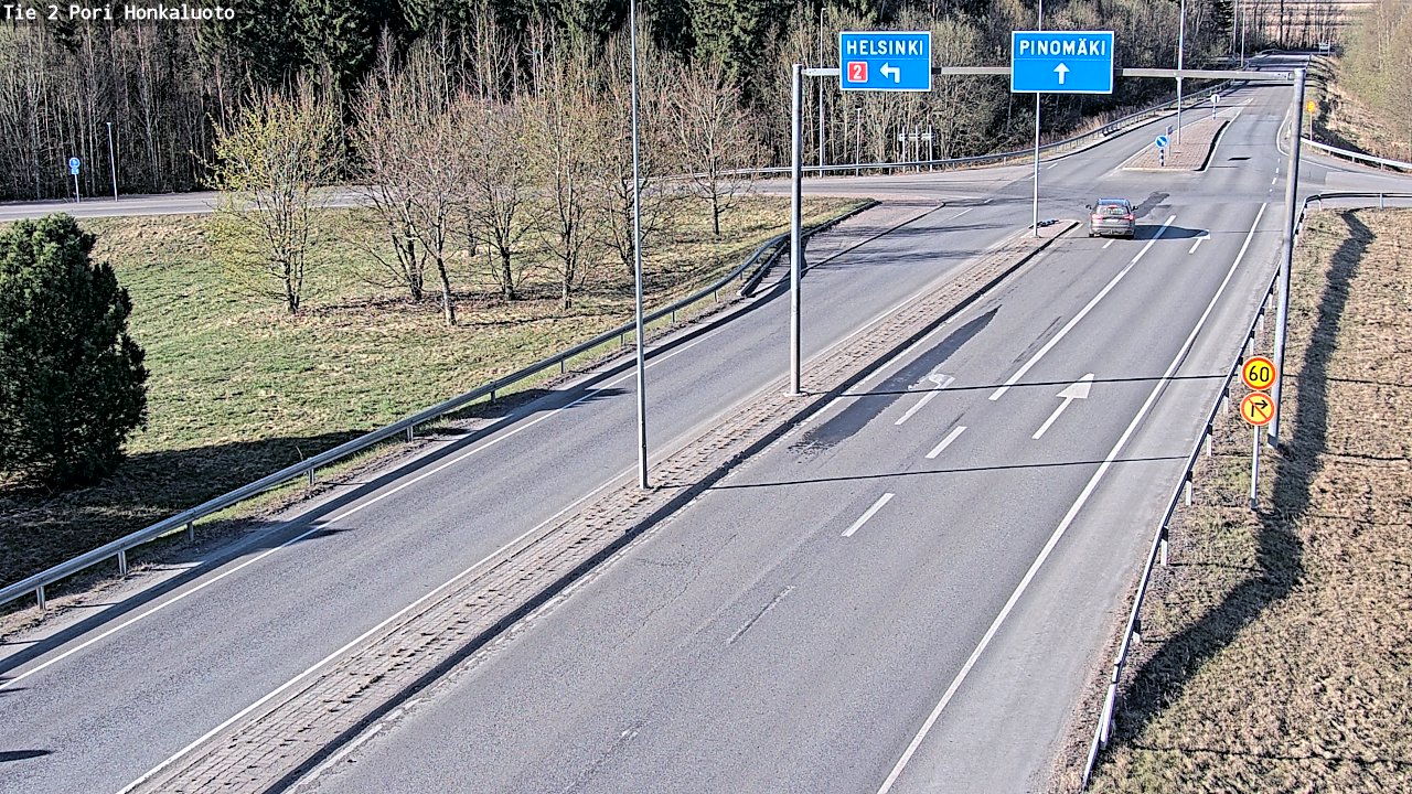 Kelikamerat Kuva Tie 2 Pori, Honkaluoto, Pori, Satakunta
