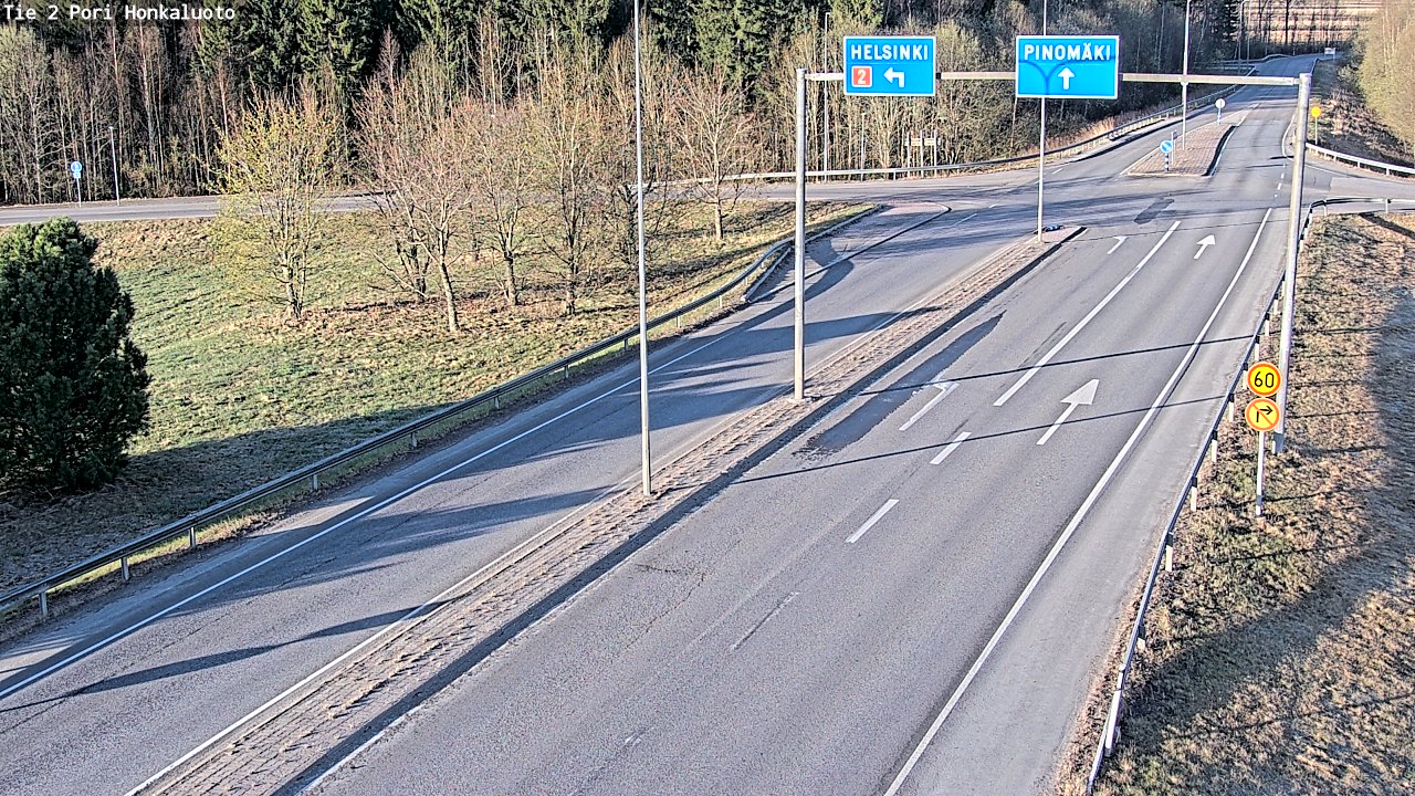 Kelikamerat Kuva Tie 2 Pori, Honkaluoto, Pori, Satakunta
