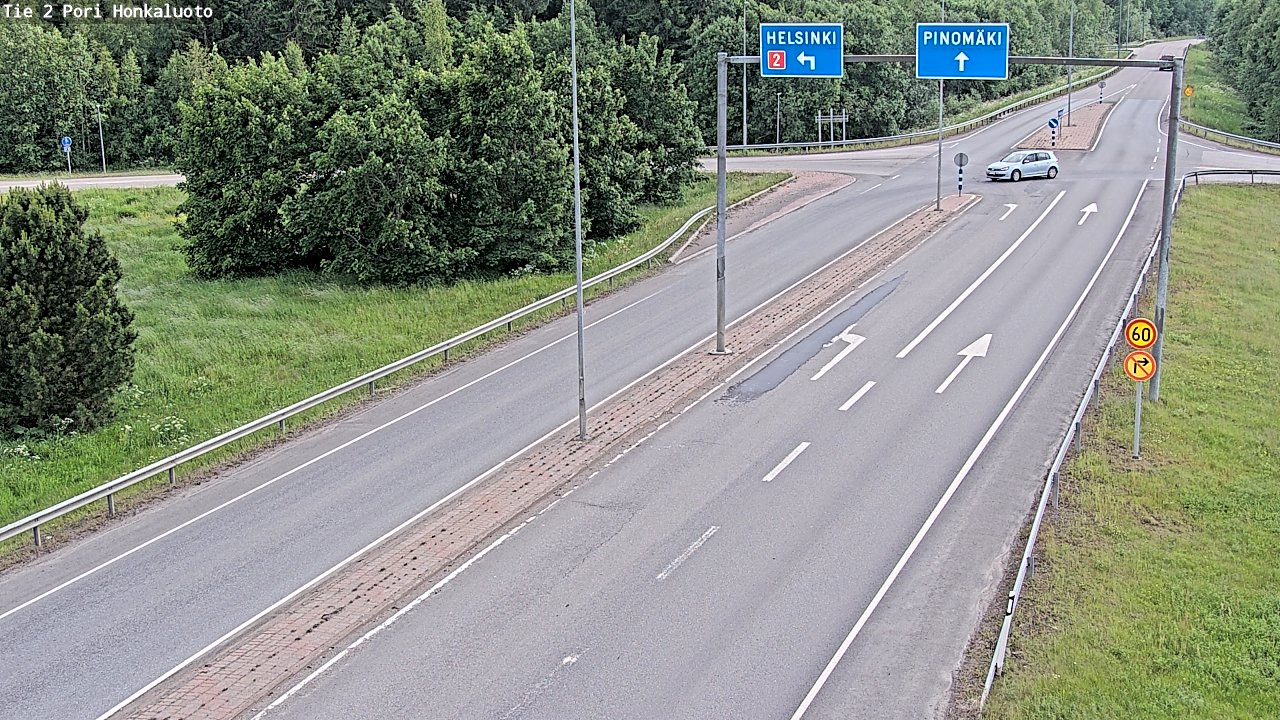 Kelikamerat Kuva Tie 2 Pori, Honkaluoto, Pori, Satakunta