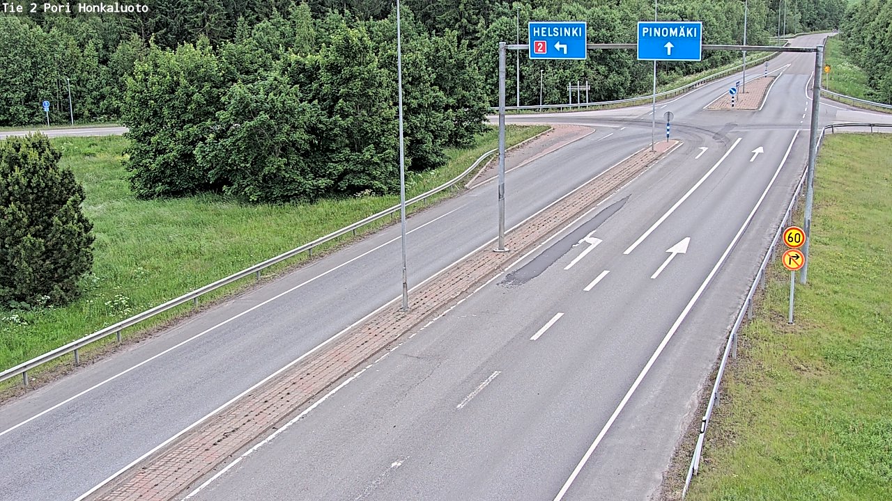 Kelikamerat Kuva Tie 2 Pori, Honkaluoto, Pori, Satakunta