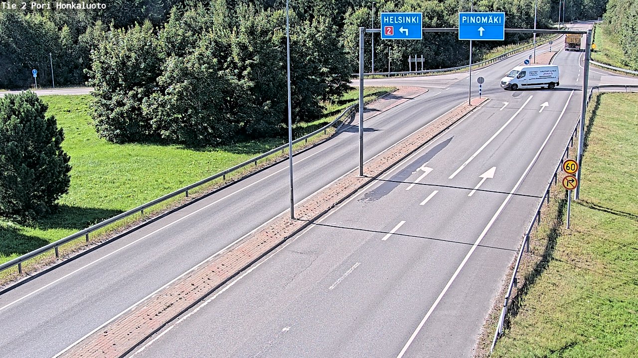 Kelikamerat Kuva Tie 2 Pori, Honkaluoto, Pori, Satakunta