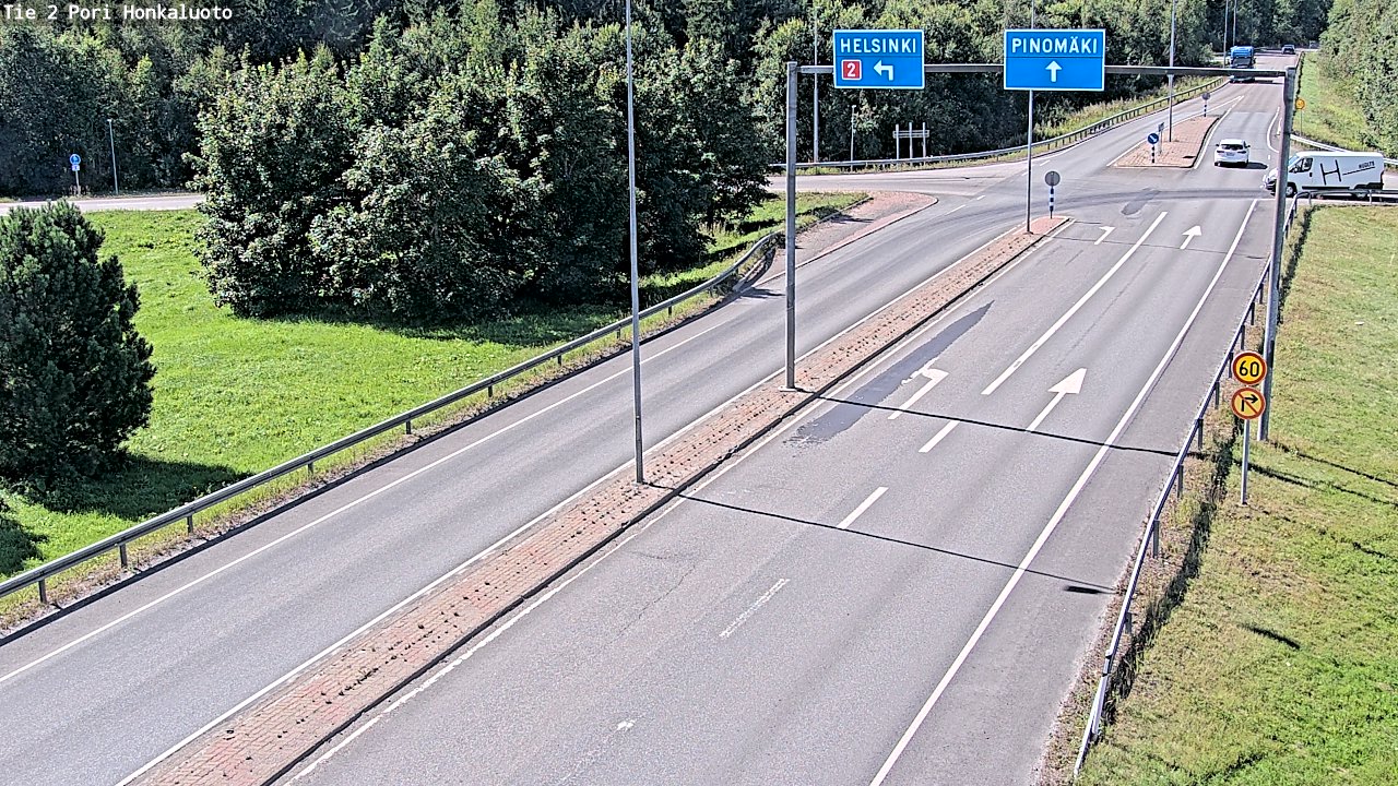 Kelikamerat Kuva Tie 2 Pori, Honkaluoto, Pori, Satakunta