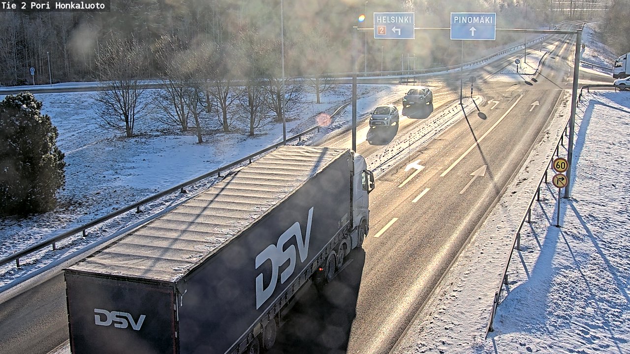 Kelikamerat Kuva Tie 2 Pori, Honkaluoto, Pori, Satakunta