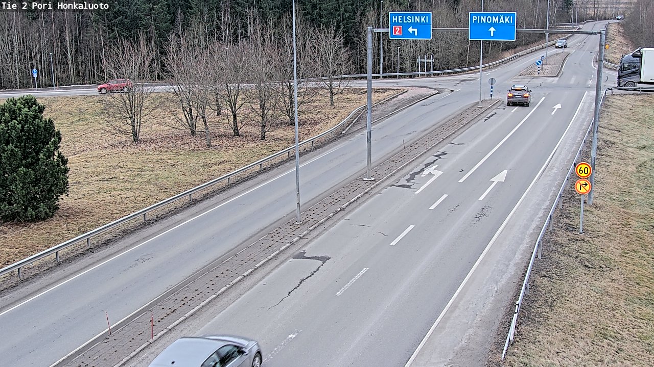 Kelikamerat Kuva Tie 2 Pori, Honkaluoto, Pori, Satakunta