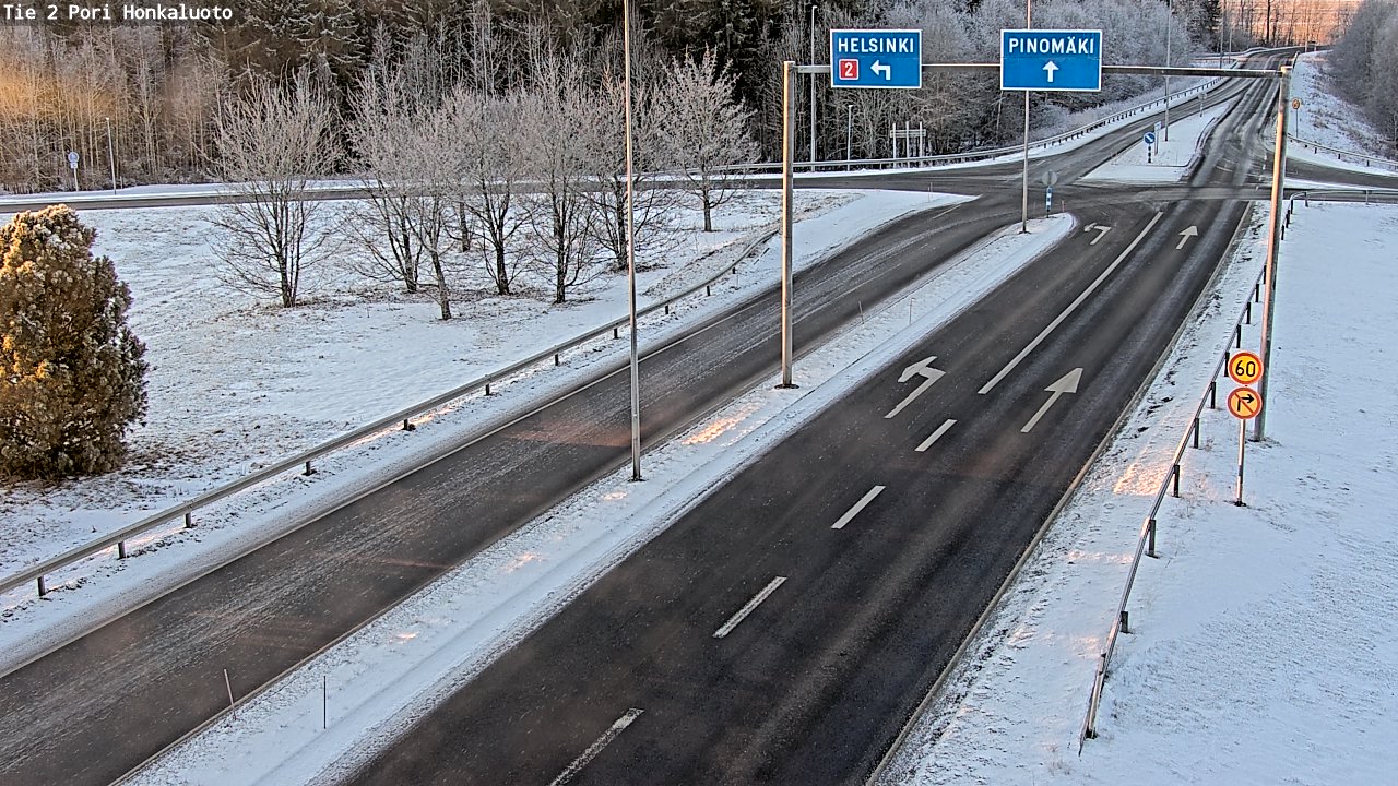 Kelikamerat Kuva Tie 2 Pori, Honkaluoto, Pori, Satakunta