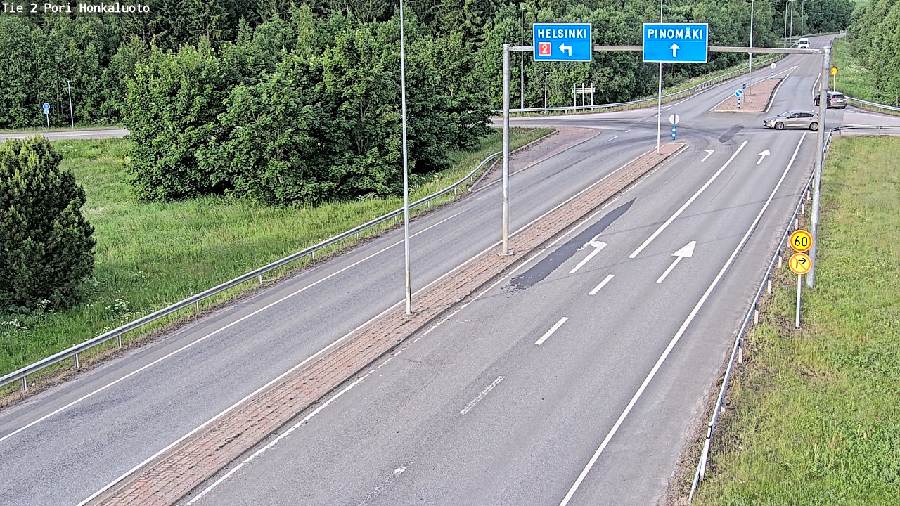 Kelikamerat Kuva Tie 2 Pori, Honkaluoto, Pori, Satakunta