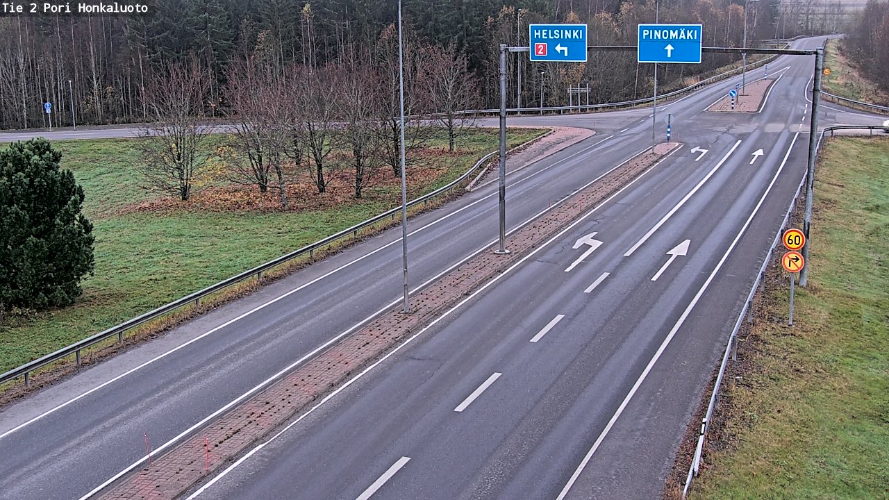 Kelikamerat Kuva Tie 2 Pori, Honkaluoto, Pori, Satakunta