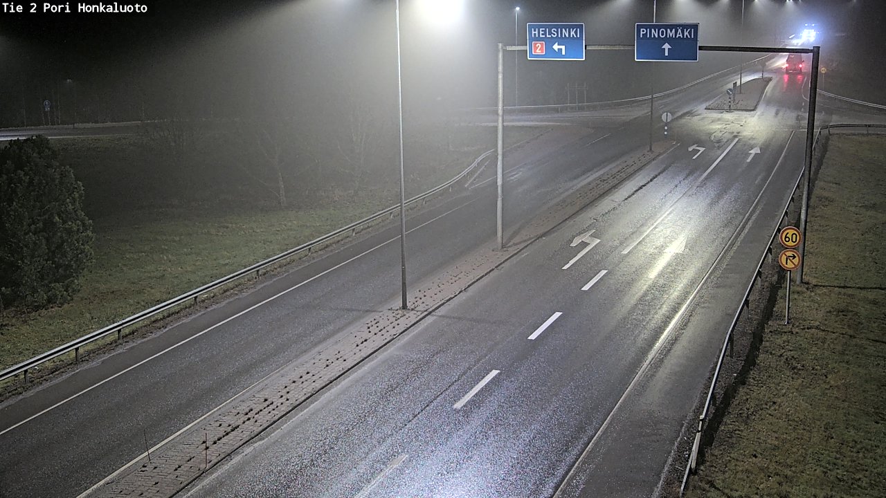 Weather Camera Image Väg 2 Björneborg, Honkaluoto, Pori, Satakunta