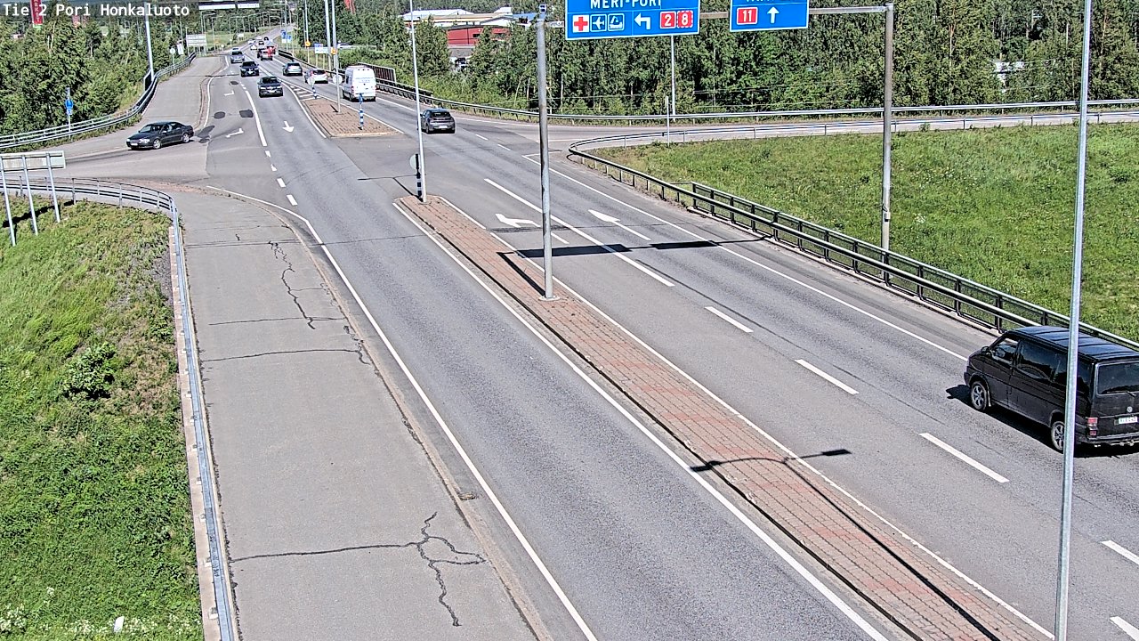 Weather Camera Image Road 2 Pori, Honkaluoto, Pori, Satakunta