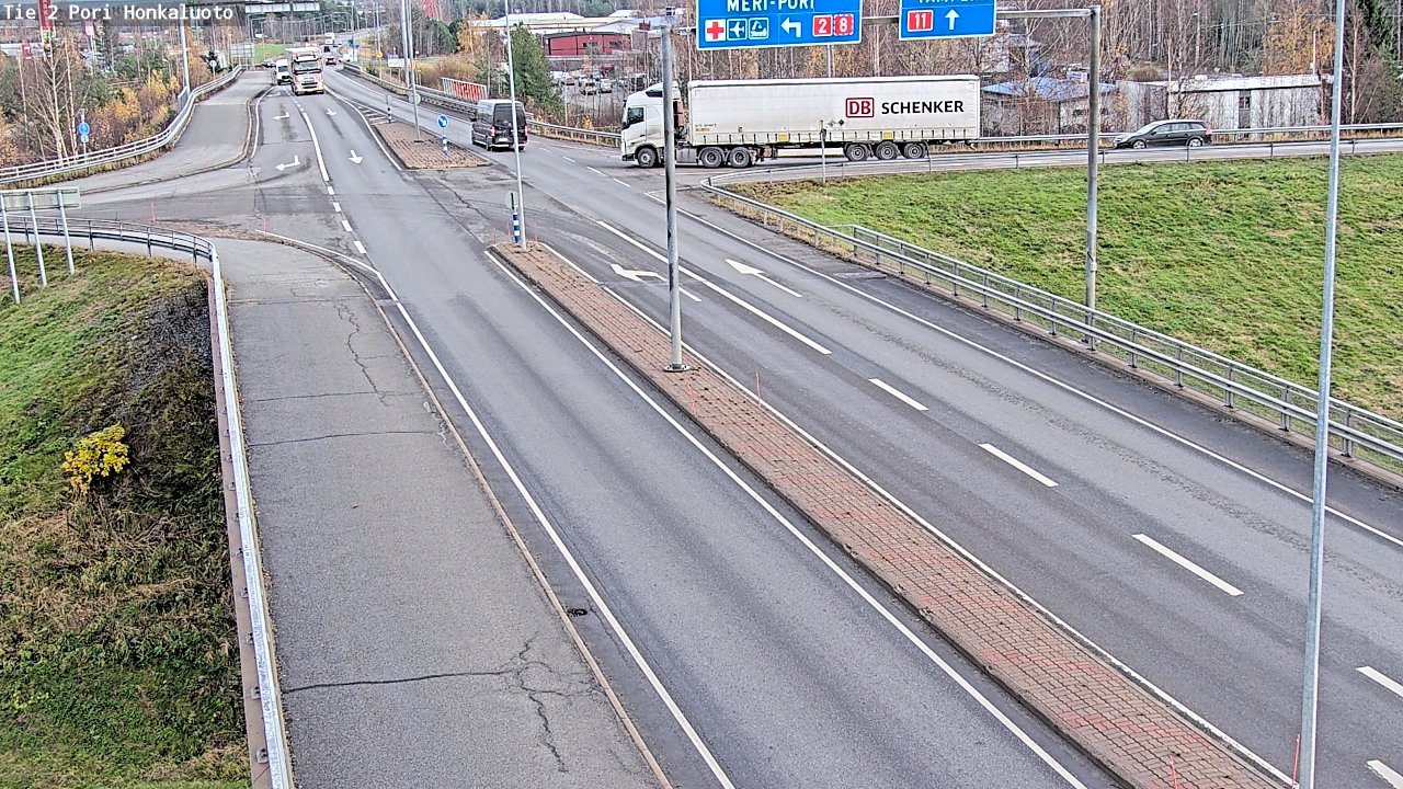 Kelikamerat Kuva Tie 2 Pori, Honkaluoto, Pori, Satakunta