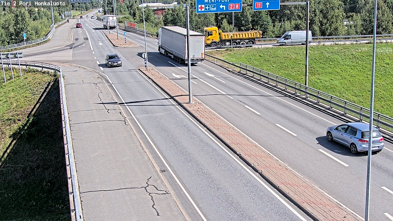 Kelikamerat Kuva Tie 2 Pori, Honkaluoto, Pori, Satakunta