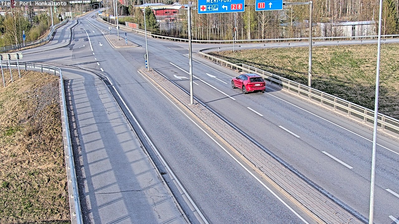 Kelikamerat Kuva Tie 2 Pori, Honkaluoto, Pori, Satakunta