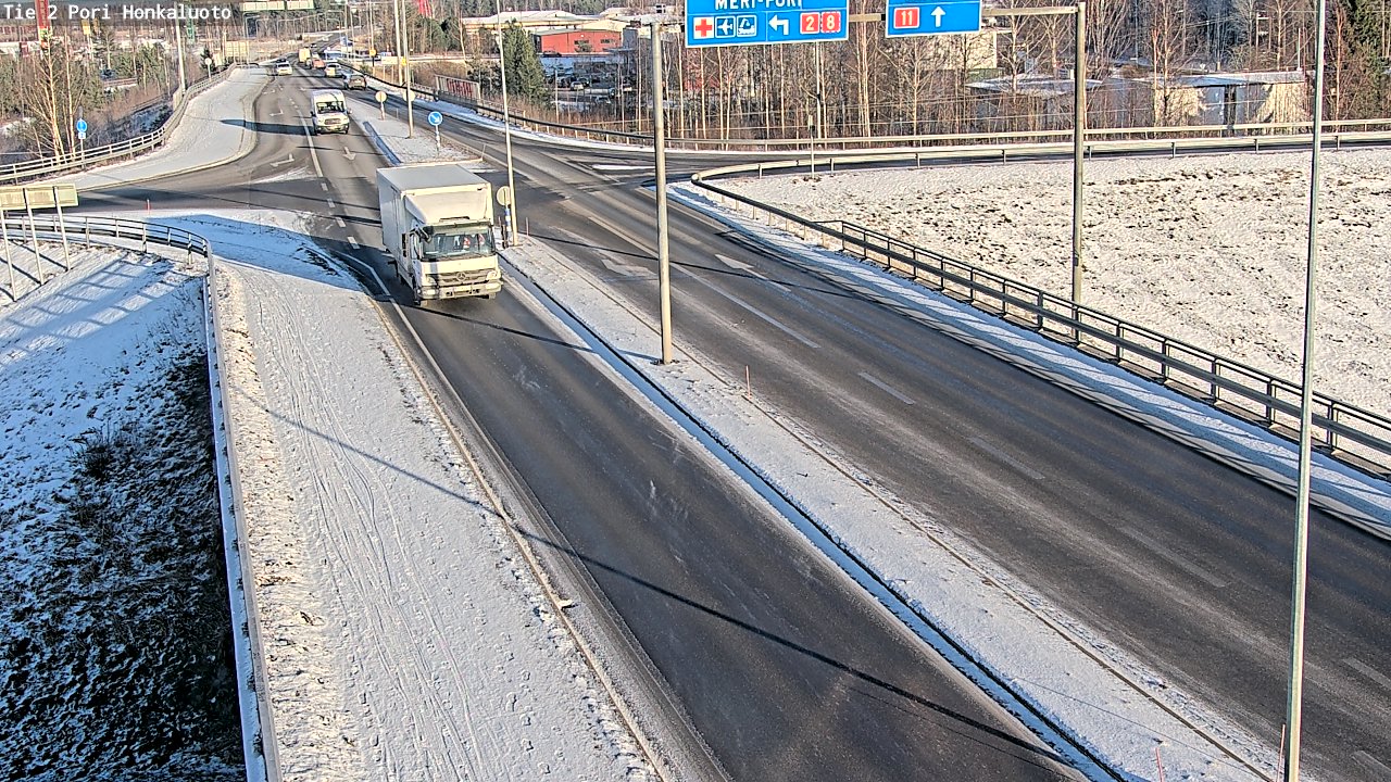 Weather Camera Image Road 2 Pori, Honkaluoto, Pori, Satakunta