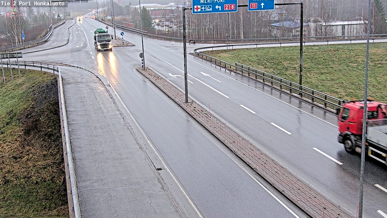 Weather Camera Image Road 2 Pori, Honkaluoto, Pori, Satakunta