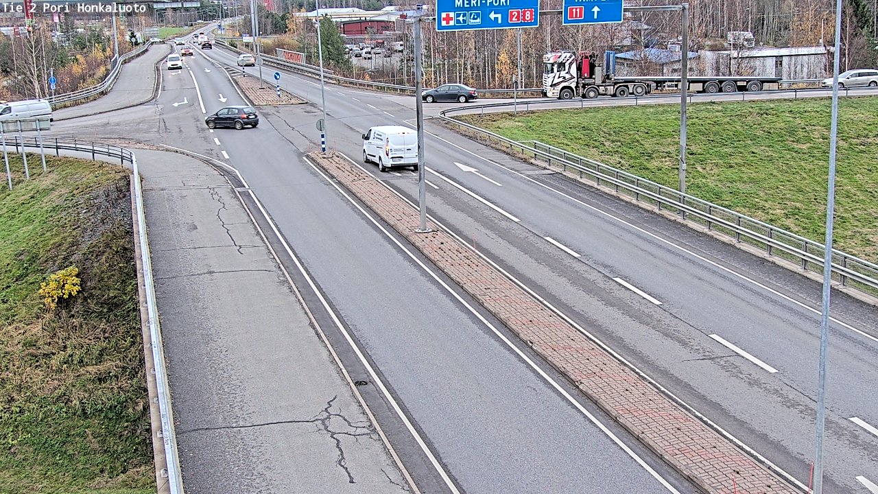 Kelikamerat Kuva Tie 2 Pori, Honkaluoto, Pori, Satakunta