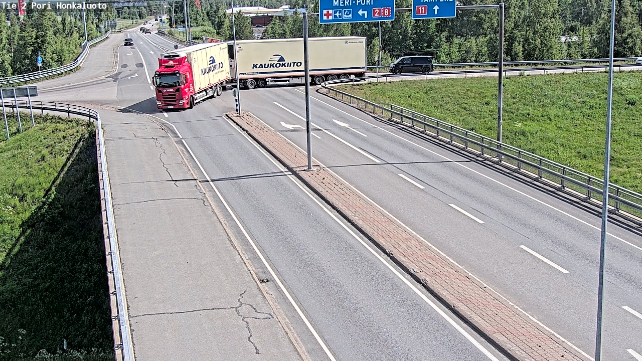 Weather Camera Image Road 2 Pori, Honkaluoto, Pori, Satakunta