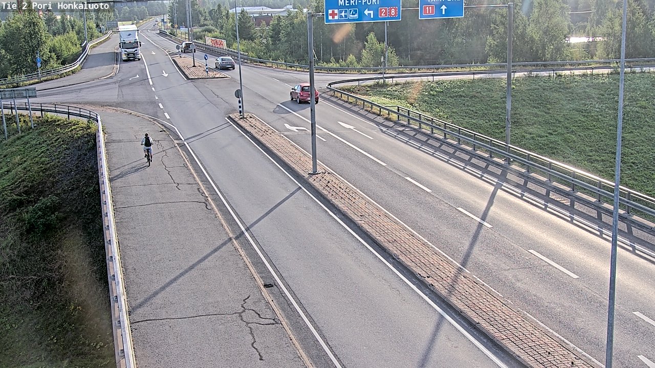 Kelikamerat Kuva Tie 2 Pori, Honkaluoto, Pori, Satakunta