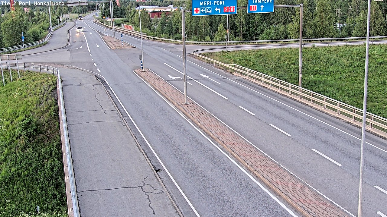 Kelikamerat Kuva Tie 2 Pori, Honkaluoto, Pori, Satakunta