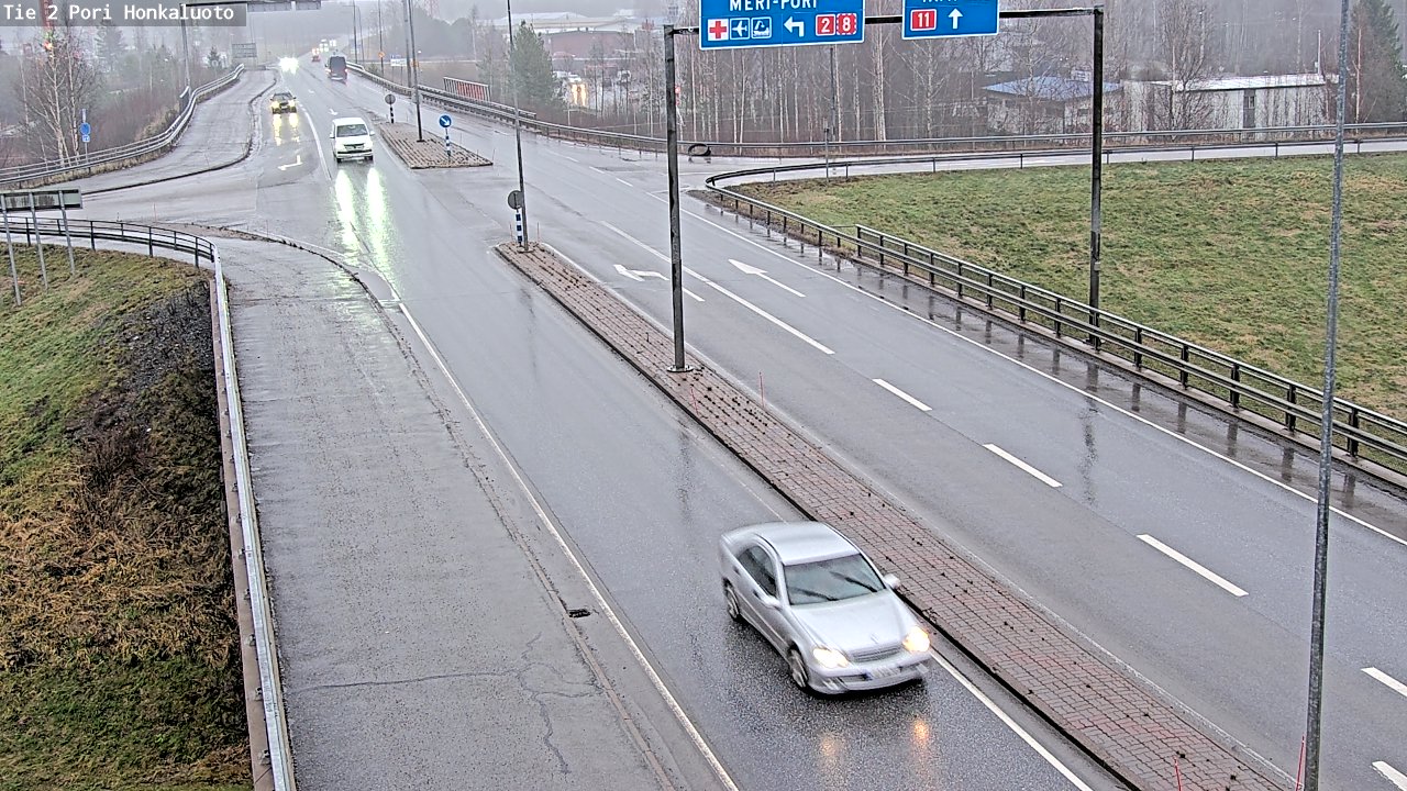 Weather Camera Image Road 2 Pori, Honkaluoto, Pori, Satakunta