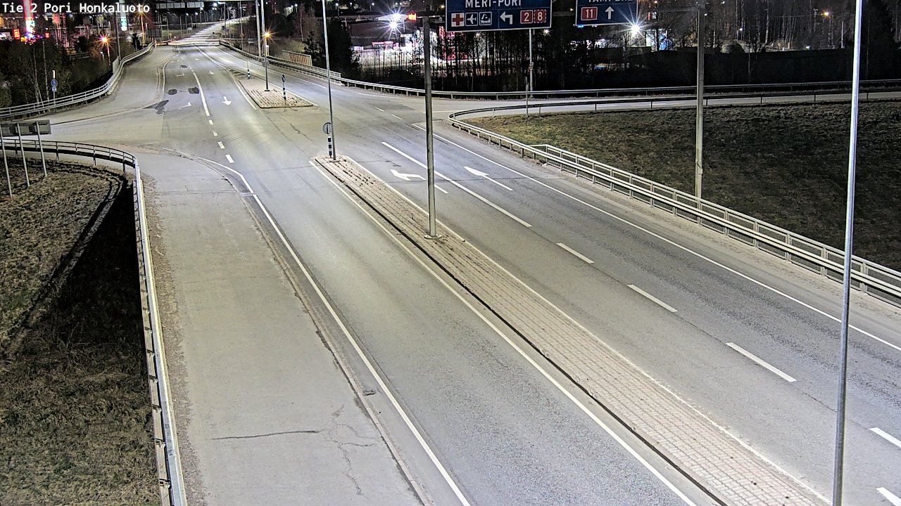 Weather Camera Image Road 2 Pori, Honkaluoto, Pori, Satakunta