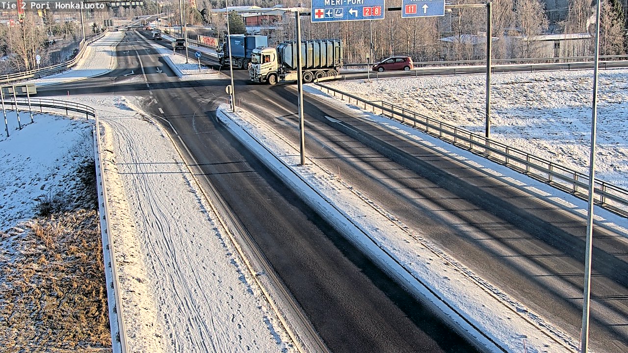 Weather Camera Image Road 2 Pori, Honkaluoto, Pori, Satakunta