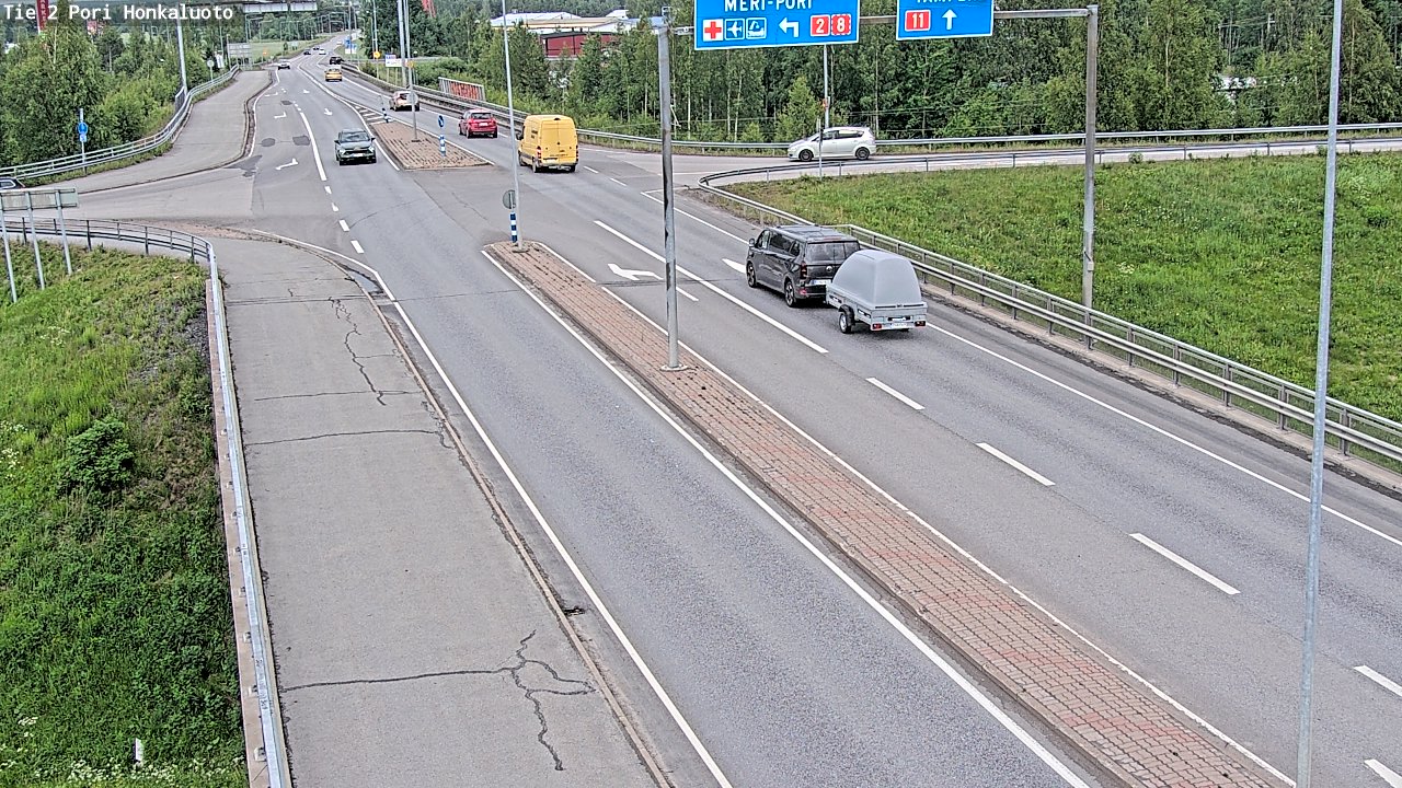 Kelikamerat Kuva Tie 2 Pori, Honkaluoto, Pori, Satakunta