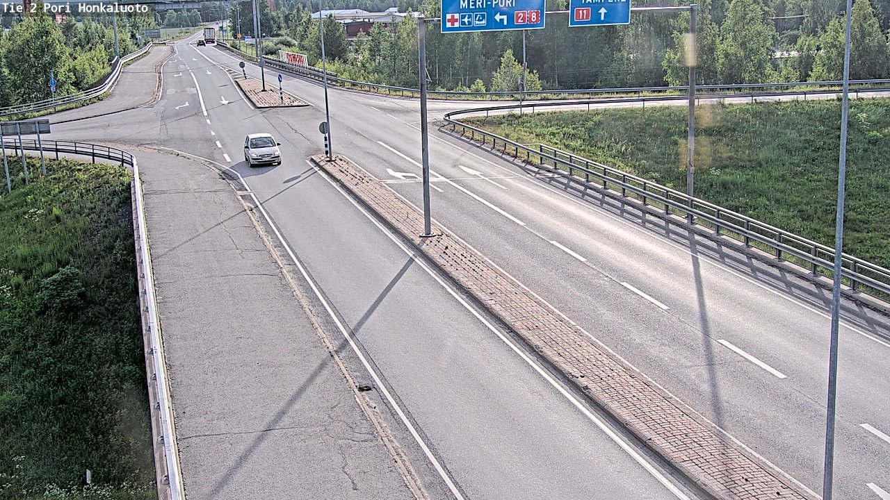 Kelikamerat Kuva Tie 2 Pori, Honkaluoto, Pori, Satakunta