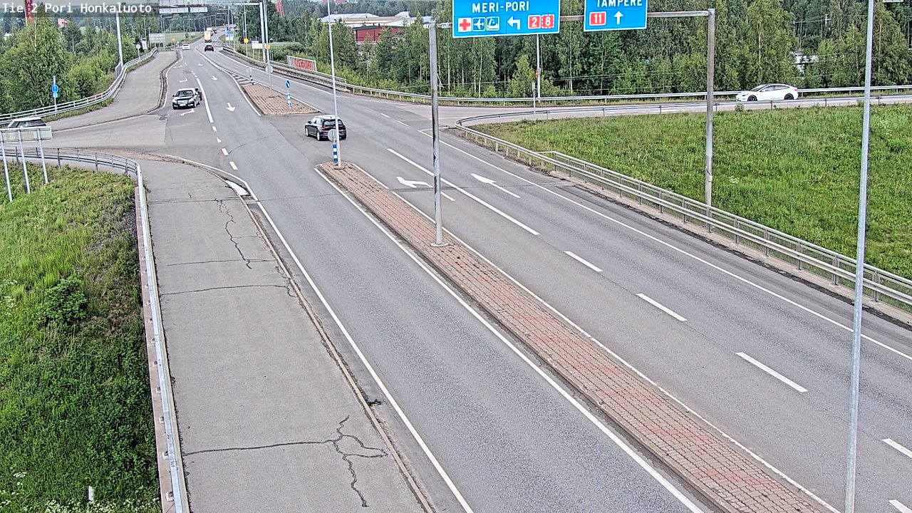Kelikamerat Kuva Tie 2 Pori, Honkaluoto, Pori, Satakunta