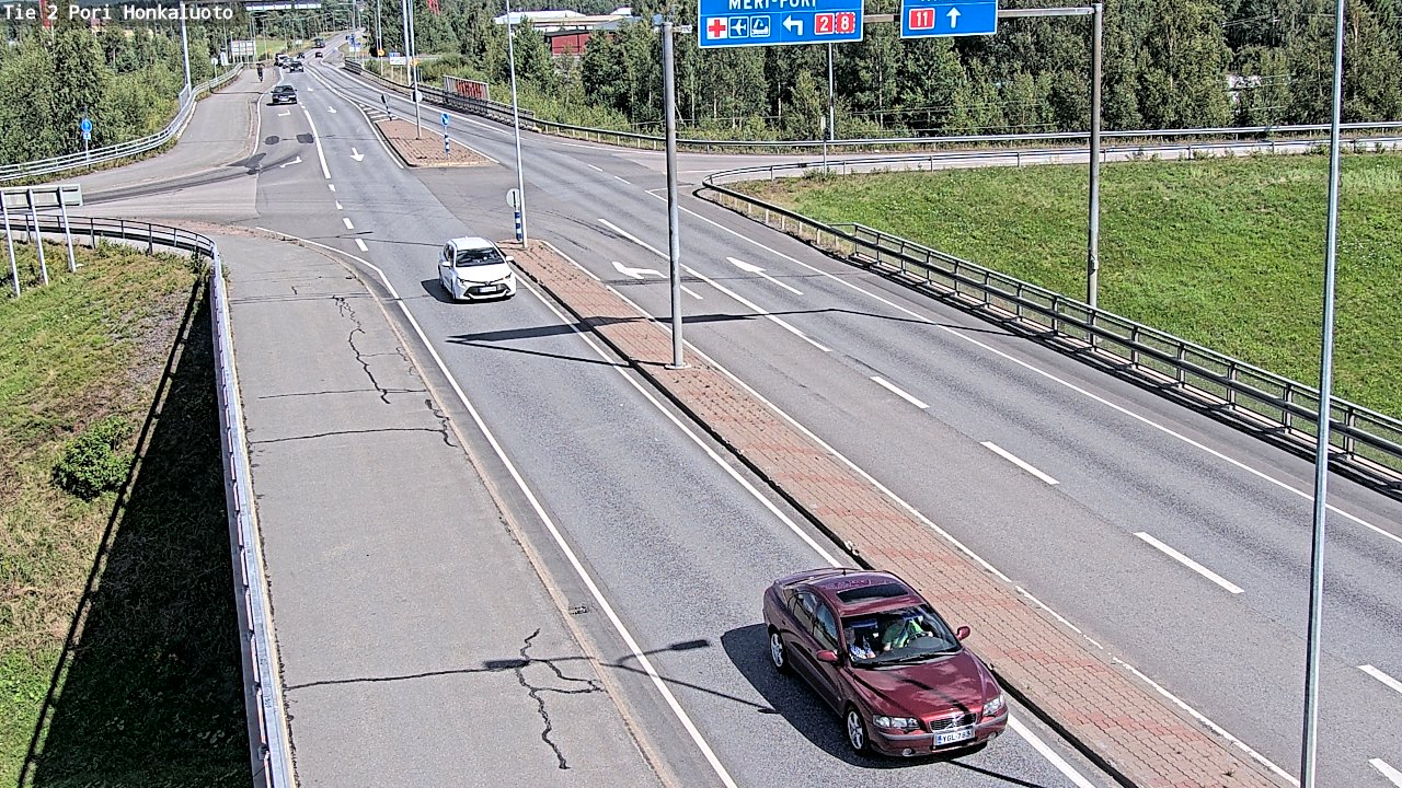 Kelikamerat Kuva Tie 2 Pori, Honkaluoto, Pori, Satakunta